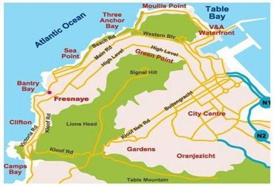 map of bantry bay Cape Town