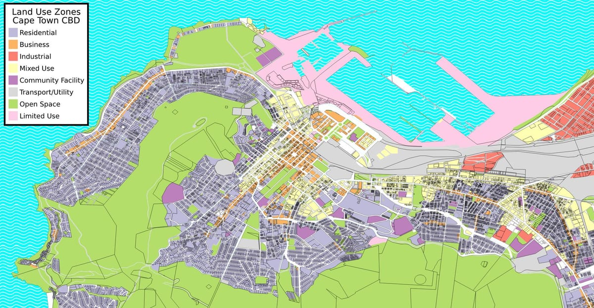 cbd Cape Town map