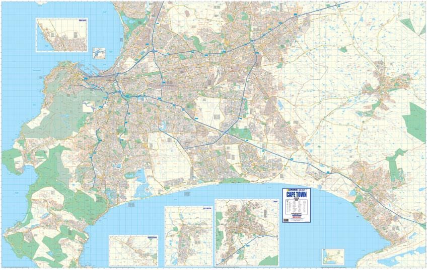 map of map studio Cape Town