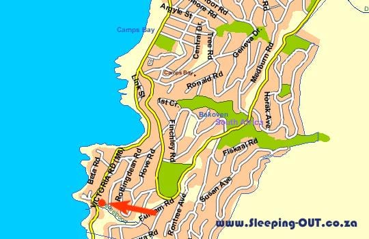 map of ocean view Cape Town
