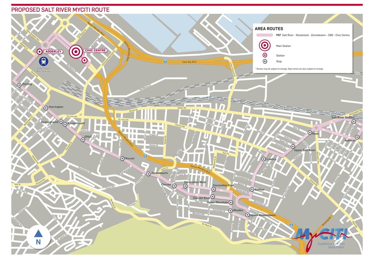 map of salt river Cape Town