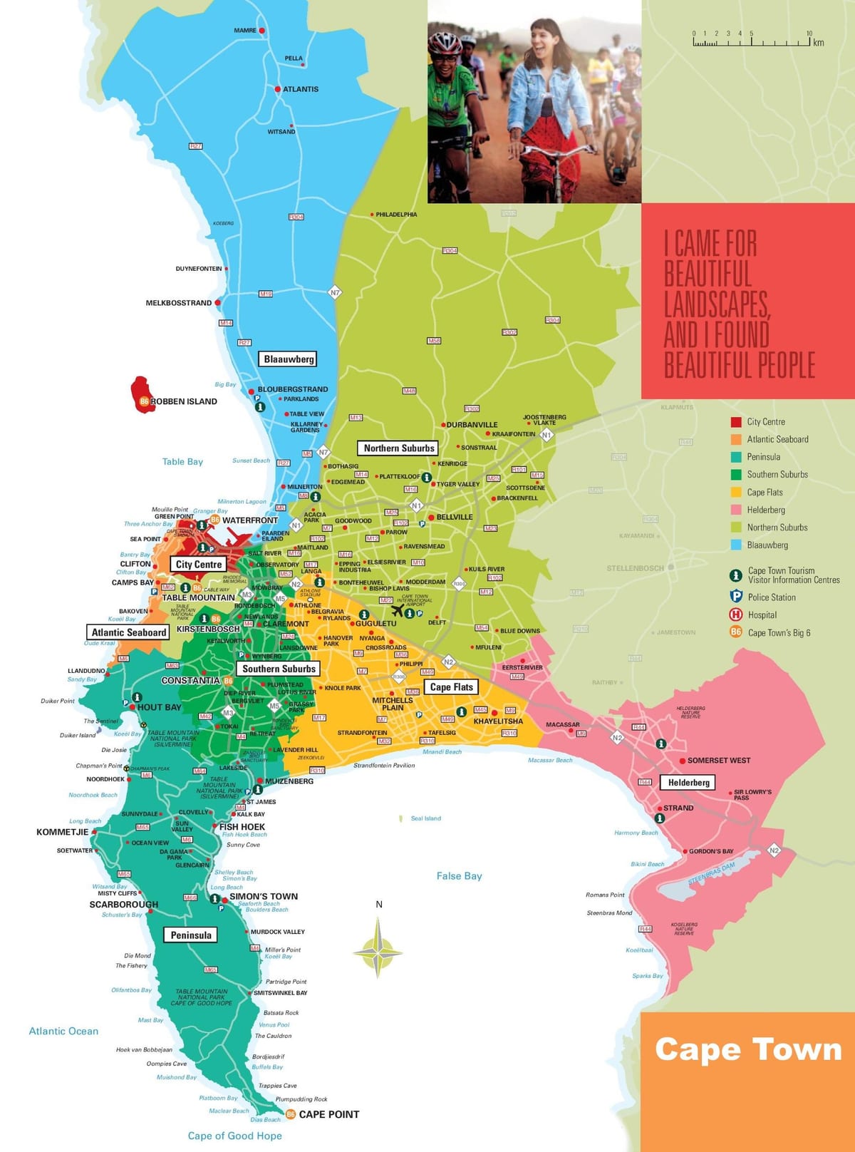 map of suburbs in Cape Town